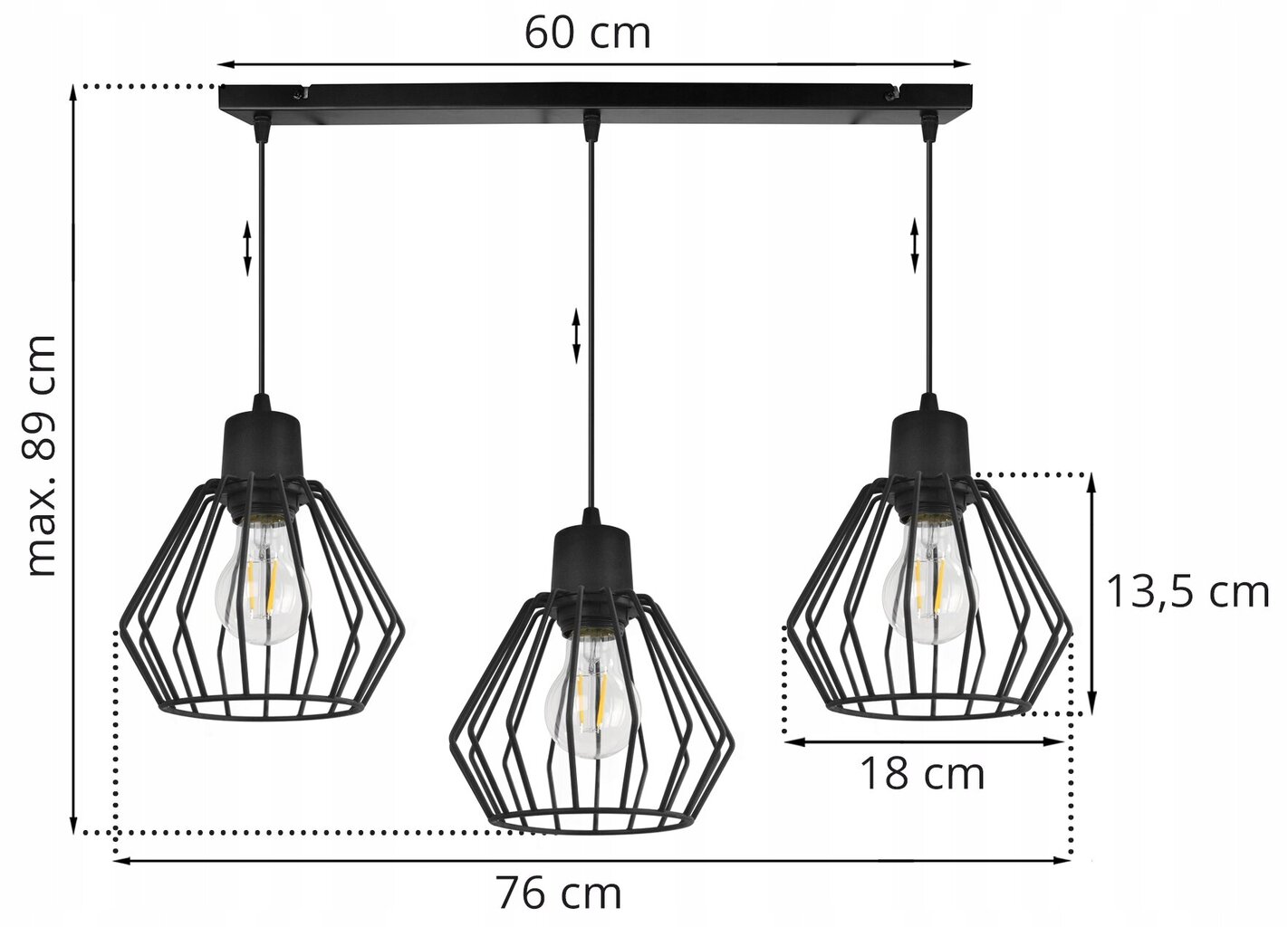 LightHome pakabinamas šviestuvas Nuvola kaina ir informacija | Pakabinami šviestuvai | pigu.lt