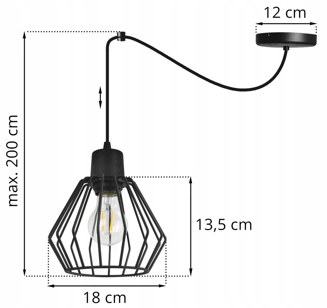 LightHome pakabinamas šviestuvas SpiderNuvola kaina ir informacija | Pakabinami šviestuvai | pigu.lt