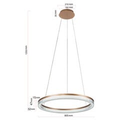 Light Prestige pakabinamas šviestuvas Midway Cristal kaina ir informacija | Pakabinami šviestuvai | pigu.lt