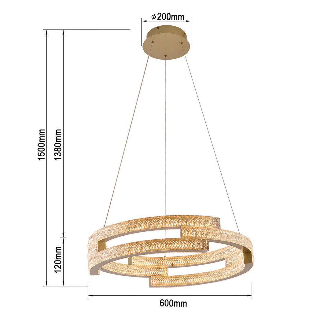 Light Prestige pakabinamas šviestuvas kaina ir informacija | Pakabinami šviestuvai | pigu.lt