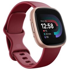 Товар с повреждённой упаковкой. Fitbit Versa 4 NFC Beet Juice/Copper Rose FB523RGRD цена и информация | Мобильные телефоны, фото и видео товары с поврежденной упаковкой | pigu.lt