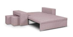 Sofa-lova Milo2, rožinė kaina ir informacija | Sofos | pigu.lt