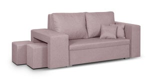 Sofa-lova Milo2, rožinė kaina ir informacija | Sofos | pigu.lt