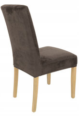 Чехлы на стулья, 4 шт., коричневого цвета цена и информация | Чехлы для мебели | pigu.lt
