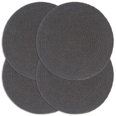 vidaXL stalo kilimėliai, 4 vnt., 38 cm kaina ir informacija | Staltiesės, servetėlės | pigu.lt