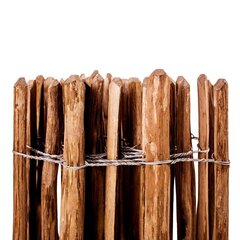 Деревянный забор из орехового дерева, пропитанный, 60x500 см цена и информация | Заборы и принадлежности к ним | pigu.lt