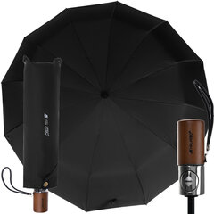 Sulankstomas skėtis, juodas kaina ir informacija | Moteriški skėčiai | pigu.lt