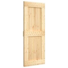 Durys, 90x210cm, pušies medienos masyvas kaina ir informacija | Vidaus durys | pigu.lt