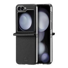 Dux Ducis Brill leather case for Samsung Galaxy Z Flip 6 - black kaina ir informacija | Telefono dėklai | pigu.lt