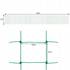 Atraminis tinklelis augalams, 2 x 10 m kaina ir informacija | Augalų priežiūros priemonės | pigu.lt