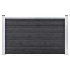 Sodo tvora WPC 353x106cm, pilka цена и информация | Заборы и принадлежности к ним | pigu.lt