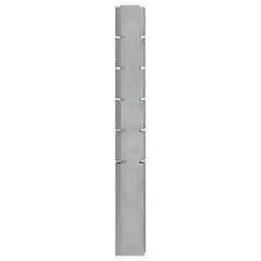 Gabiono tvoros stulpas, sidabrinis, 160cm, plienas kaina ir informacija | Tvoros ir jų priedai | pigu.lt