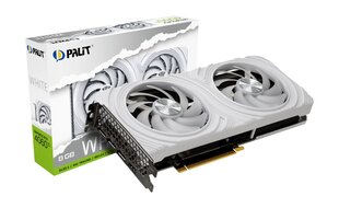 Palit GeForce RTX 4060 Ti White (NE6406T019P1-1048L) kaina ir informacija | Vaizdo plokštės (GPU) | pigu.lt