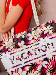 Paplūdimio rankinė ant pečių rožinė kaina ir informacija | Moteriškos rankinės | pigu.lt