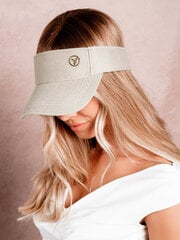 Moteriškas skydelis smėlio spalvos beige uniwersalny kaina ir informacija | Kepurės moterims | pigu.lt