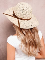 Moteriška kepurė smėlio spalvos beige uniwersalny kaina ir informacija | Kepurės moterims | pigu.lt