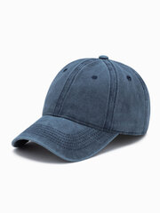Vyriška beisbolo kepurė tamsiai mėlyna kaina ir informacija | Vyriški šalikai, kepurės, pirštinės | pigu.lt