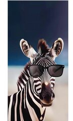 Пляжное полотенце Zebra, 100x180 см цена и информация | Полотенца | pigu.lt