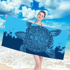 Paplūdimio rankšluostis Turtle, 100x180 cm kaina ir informacija | Rankšluosčiai | pigu.lt