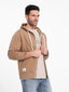 Džemperis vyrams Ombre Clothing v2 om-ssbz-0178, rudas цена и информация | Džemperiai vyrams | pigu.lt