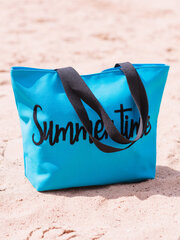 Paplūdimio pečių krepšys mėlynas blue uniwersalny kaina ir informacija | Moteriškos rankinės | pigu.lt