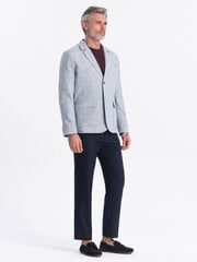 куртка - голубой v3 om-blzb-0128 125081-7 цена и информация | Мужские пиджаки | pigu.lt