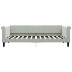 Sofa-lova vidaXL, 90x200 cm, pilka цена и информация | Кровати | pigu.lt