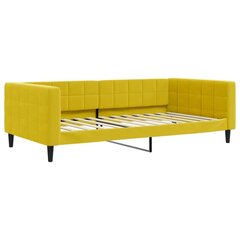 Sofa-lova vidaXL, 100x200 cm, geltona цена и информация | Кровати | pigu.lt