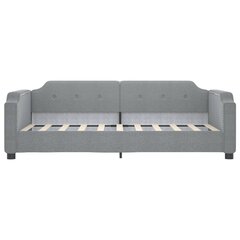 Sofa-lova vidaXL, 90x190 cm, pilka kaina ir informacija | Lovos | pigu.lt