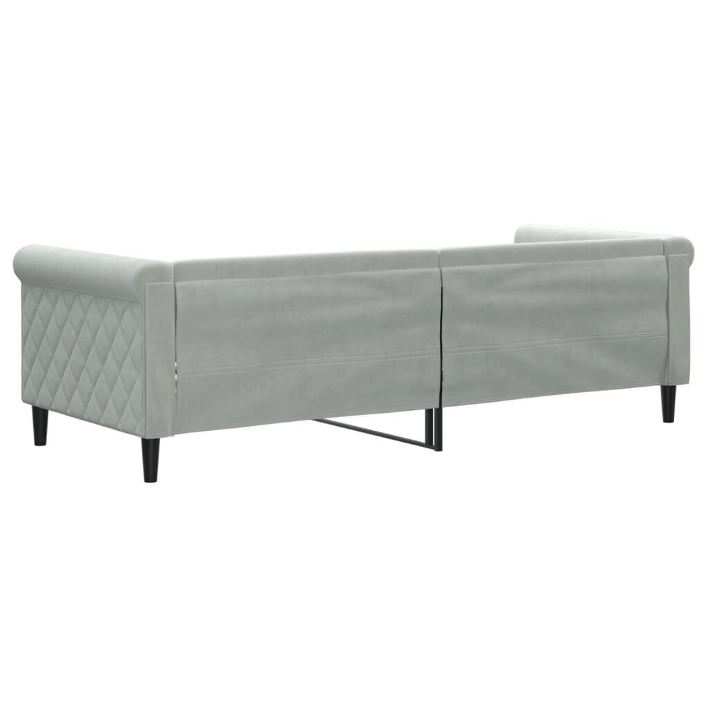 Sofa-lova vidaXL, 80x200 cm, pilka kaina ir informacija | Lovos | pigu.lt