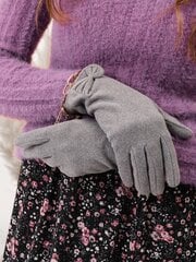 Ppirštinės pilkos spalvos цена и информация | Женские перчатки | pigu.lt