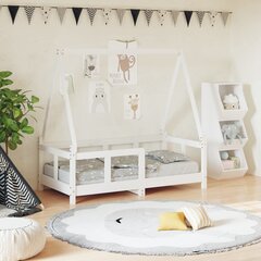 Vaikiškos lovos rėmas vidaXL, 70x140 cm, baltas цена и информация | Детские кровати | pigu.lt