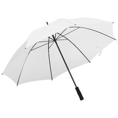 Skėtis vidaXL 130cm 149136, baltos spalvos kaina ir informacija | Moteriški skėčiai | pigu.lt