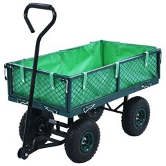 Rankinis sodo vežimėlis, žalias, 250 kg цена и информация | Тележки | pigu.lt