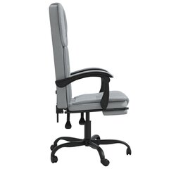 Atlošiama biuro kėdė, Audinys, šviesiai pilka цена и информация | Офисные кресла | pigu.lt