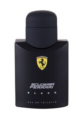 Мужская парфюмерия Scuderia Ferrari Black Ferrari EDT: Емкость - 75 ml цена и информация | Мужские духи | pigu.lt