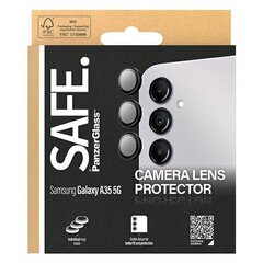 SAFE by PanzerGlass Sam A35 5G A356 Hoops Camera czarny|black SAFE95688 цена и информация | Защитные пленки для телефонов | pigu.lt