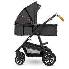Prekė su pažeista pakuote. Universalus vežimėlis Lionelo Amber 3in1, Grey graphite kaina ir informacija | Prekės kūdikiams ir vaikų apranga su pažeista pakuote | pigu.lt