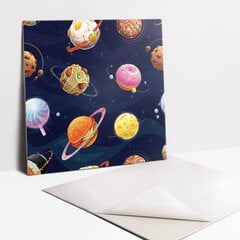 Lipni dekoratyvinė plytelė Tulup 30x30cm planetos kaina ir informacija | Grindų plytelės | pigu.lt