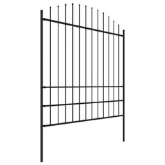 Lauko tvora, juoda, (1,75-2)x1,7m, plienas kaina ir informacija | Tvoros ir jų priedai | pigu.lt