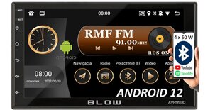 Автомагнитола Blow AVH-9930 2DIN 7" 2-DIN цена и информация | Автомагнитолы, мультимедиа | pigu.lt