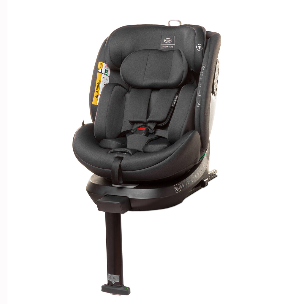 Automobilinė kėdutė 4Baby Enzo-fix, 0-36 kg., grafite kaina ir informacija | Autokėdutės | pigu.lt