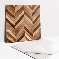 Lipni dekoratyvinė plytelė Tulup 30x30cm medinis parketas kaina ir informacija | Grindų plytelės | pigu.lt