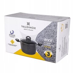 Valdinox Rock puodų rinkinys su patvaria danga, 6 dalių kaina ir informacija | Puodai, greitpuodžiai | pigu.lt