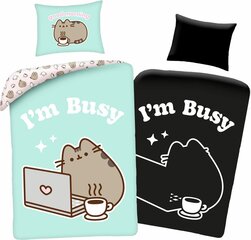 Комплект детского постельного белья, светящегося ночью Pusheen 140х200 см, 2 части цена и информация | Детское постельное бельё | pigu.lt