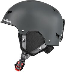 Лыжный шлем VICTGOAL, серый  цена и информация | Горнолыжные шлемы | pigu.lt