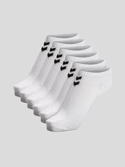 Hummel kojinės unisex HmlCHEVRON, baltos, 6 poros kaina ir informacija | Vyriškos kojinės | pigu.lt