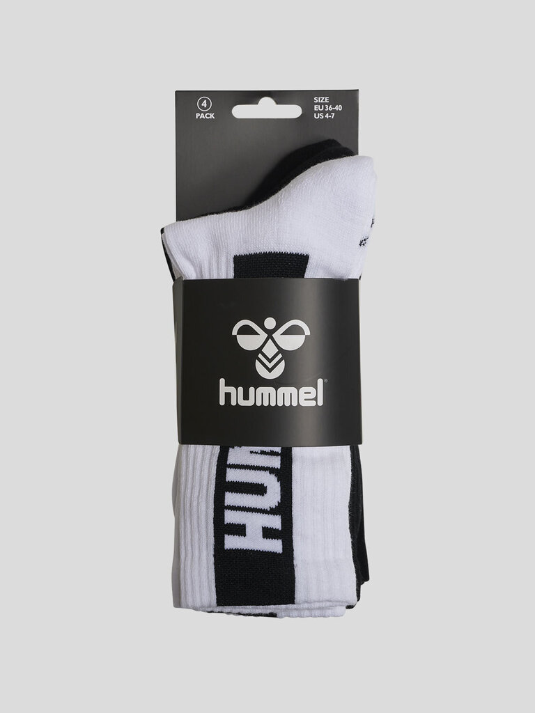 Hummel kojinės unisex hmlLEGACY, įvairių spalvų, 4 poros kaina ir informacija | Vyriškos kojinės | pigu.lt