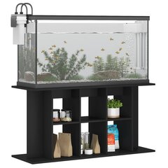 Akvariumo stovas vidaXL, juodas, 120x40x60 cm цена и информация | Аквариумы и оборудование | pigu.lt