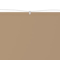 vidaXL Vertikali markizė, taupe spalvos, 100x420cm, oksfordo audinys цена и информация | Зонты, маркизы, стойки | pigu.lt